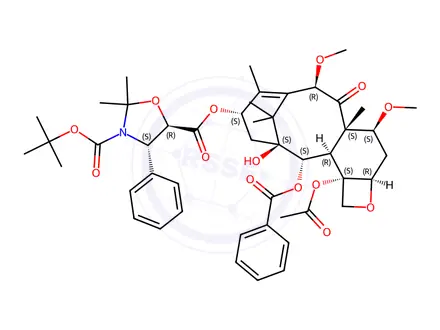 Chemical structure of Oxazolidine Cabazitaxel