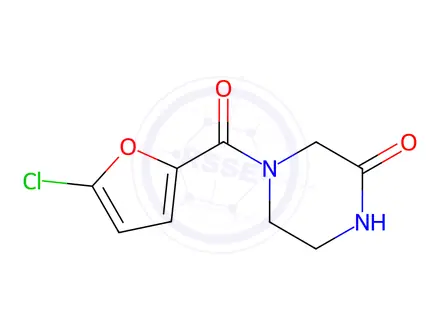 Chemical structure of 4-(5-Chlorofuran-2-carbonyl)piperazin-2-one