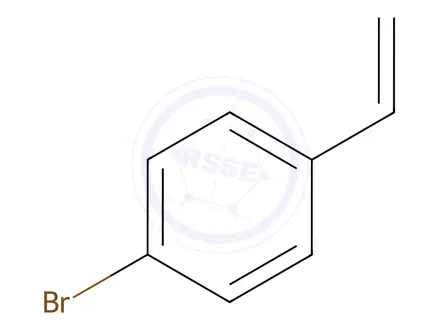 Chemical structure of 4-Bromostyrene