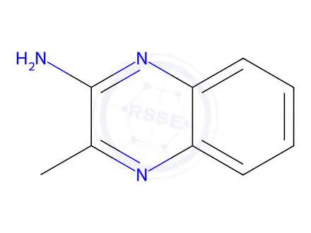 Chemical structure of 2-AMINO-3-METHYLQUINOXALINE