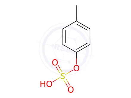 Chemical structure of p-Cresol sulfate