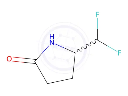 Chemical structure of 5-(Difluoromethyl)pyrrolidin-2-one