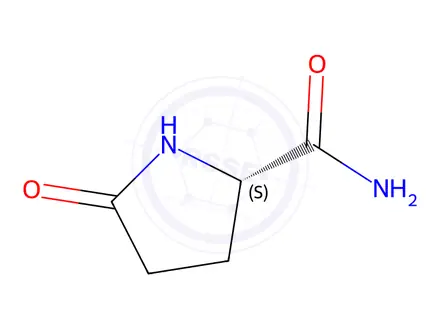 Chemical structure of (S)-5-oxopyrrolidine-2-carboxamide
