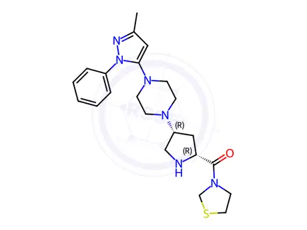Chemical structure of Teneligliptin Enantiomer