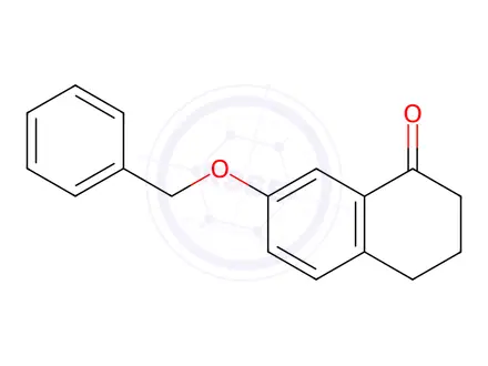 Chemical structure of 7-(benzyloxy)-3,4-dihydronaphthalen-1(2H)-one