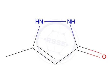 Chemical structure of 3-Methyl-1h-pyrazol-5-ol