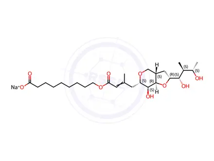 Chemical structure of Mupirocin EP Impurity D(Sodium salt)
