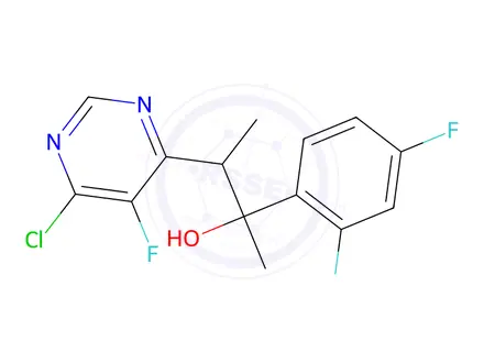 Chemical structure of Voriconazole Impurity 89