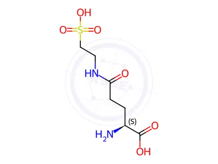 Chemical structure of Glutaurine