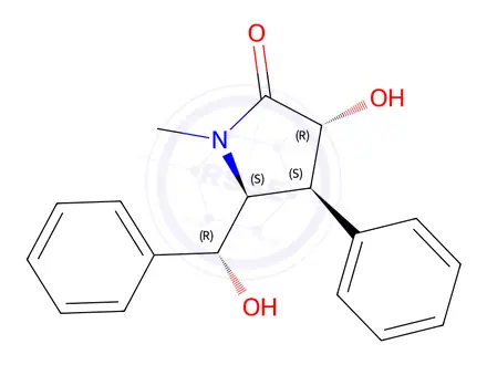 Chemical structure of Clausenamide