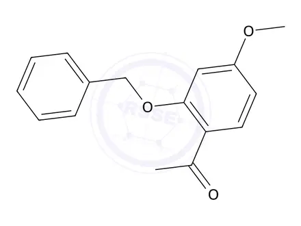 Chemical structure of 1-(2-(Benzyloxy)-4-methoxyphenyl)ethan-1-one