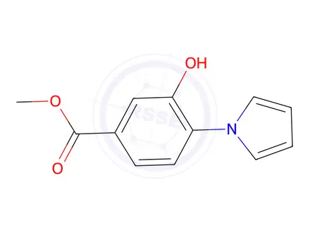 Chemical structure of Methyl 3-hydroxy-4-(1H-pyrrol-1-yl)benzoate