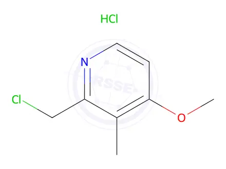 Chemical structure of 2-(Chloromethyl)-4-methoxy-3-methylpyridine Hydrochloride