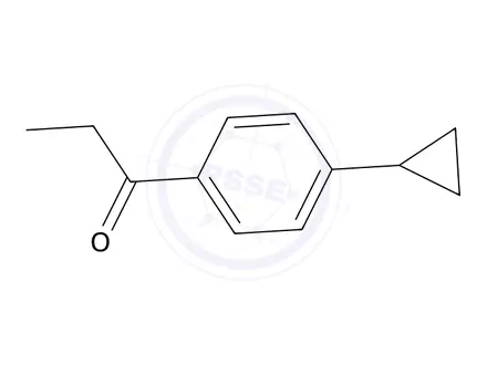 Chemical structure of 1-(4-Cyclopropylphenyl)propan-1-one