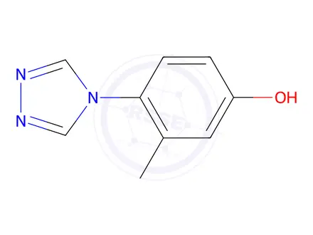 Chemical structure of 3-Methyl-4-(4h-1,2,4-triazol-4-yl)phenol