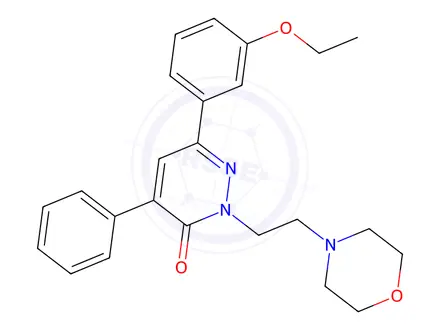 Chemical structure of 6-(3-Ethoxyphenyl)-2-(2-morpholinoethyl)-4-phenylpyridazin-3(2H)-one