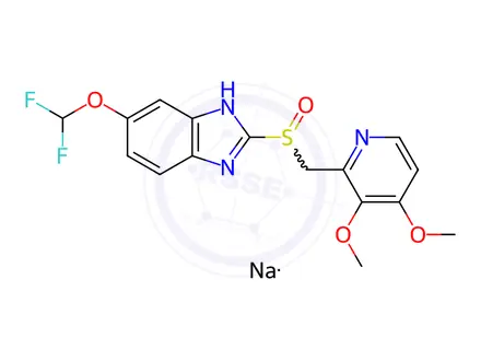 Chemical structure of Pantoprazole Sodium