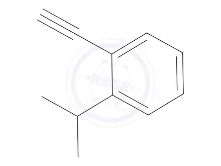 Chemical structure of 1-Ethynyl-2-isopropylbenzene