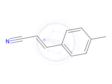 Chemical structure of 3-(4-methylphenyl)prop-2-enenitrile