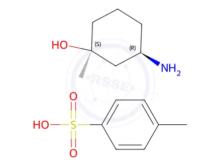 Chemical structure of (1S,3R)-3-Amino-1-methyl-cyclohexanol tosylate