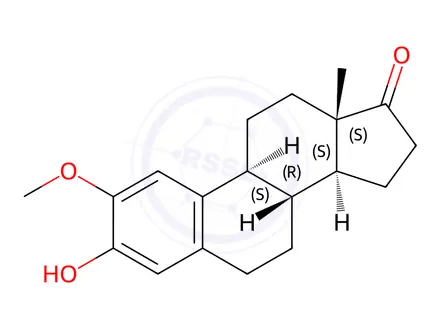 Chemical structure of 2-Methoxy estrone