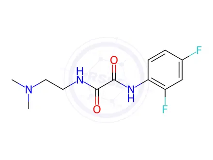 Chemical structure of N1-(2,4-Difluorophenyl)-N2-(2-(dimethylamino)ethyl)oxalamide