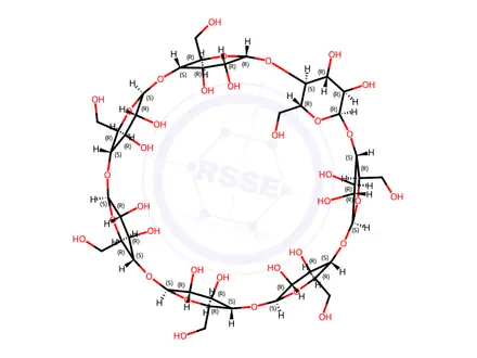 Chemical structure of Piroxicam betacyclodextrin