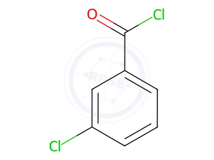 Chemical structure of 3-Chlorobenzoyl chloride