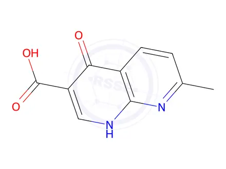 Chemical structure of 4-Hydroxy-7-methyl-1,8-naphthyridine-3-carboxylic Acid