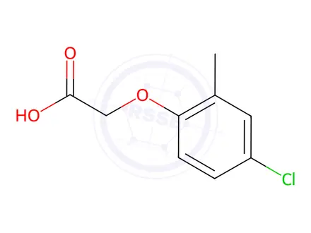 Chemical structure of MCPA