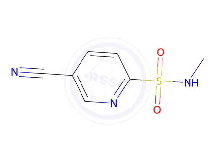 Chemical structure of 5-Cyano-N-methylpyridine-2-sulfonamide