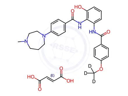 Chemical structure of Darexaban-d3 Maleate