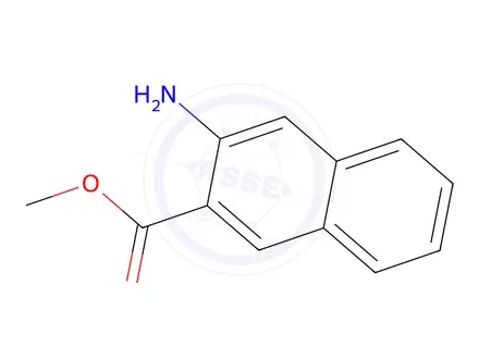 Chemical structure of Methyl 3-Aminonaphthalene-2-carboxylate