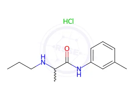 Chemical structure of Prilocaine EP Impurity D (HCl Salt)