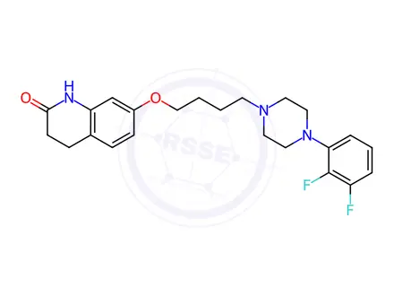 Chemical structure of 2,3-difluoro Aripiprazole