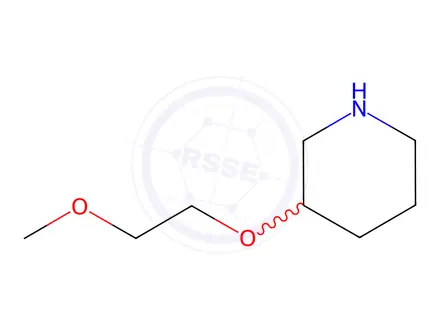 Chemical structure of 3-(2-Methoxyethoxy)piperidine