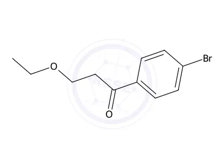 Chemical structure of 1-(4-Bromophenyl)-3-ethoxypropan-1-one