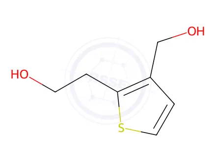 Chemical structure of 2-(3-(Hydroxymethyl)thiophen-2-yl)ethanol