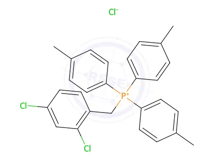 Chemical structure of (2,4-Dichlorobenzyl)tri-p-tolylphosphonium chloride