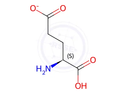 Chemical structure of Potassium (S)-4-amino-4-carboxybutanoate
