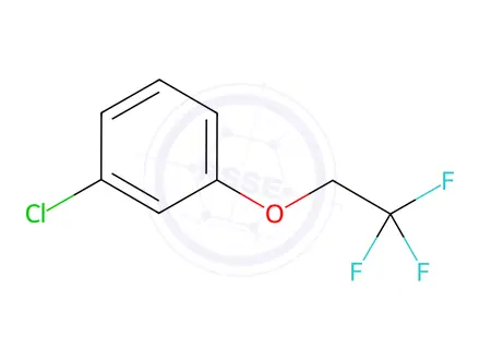 Chemical structure of Benzene, 1-chloro-3-(2,2,2-trifluoroethoxy)-