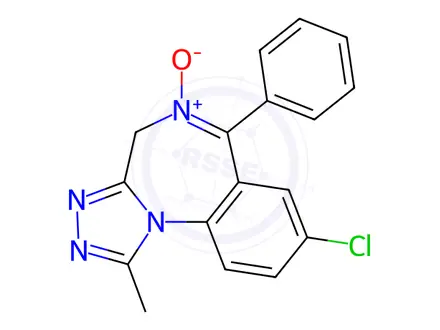 Chemical structure of Alprazolam Impurity 12