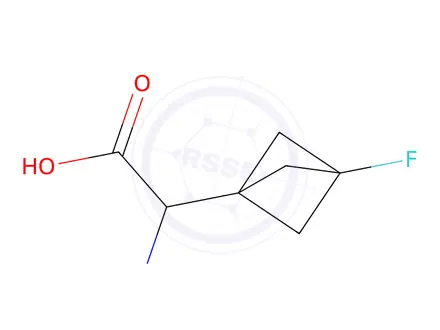 Chemical structure of 2-Amino-2-(3-fluorobicyclo[1.1.1]Pentan-1-yl)acetic acid