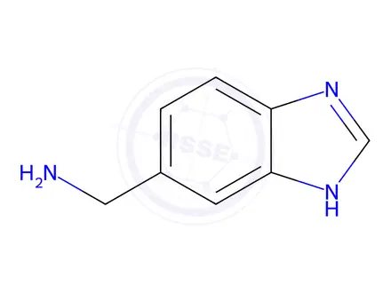 Chemical structure of C-(3H-Benzoimidazol-5-yl)-methylamine dihydrochloride