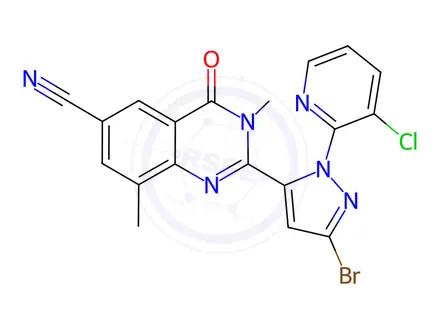 Chemical structure of Cyantraniliprole Metabolite (J9Z38)