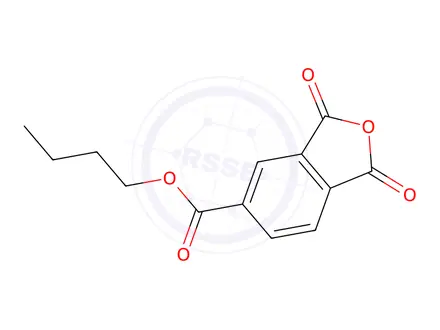 Chemical structure of 4-Butyloxycarbonyl-1,2-benzenedicarboxylic anhydride