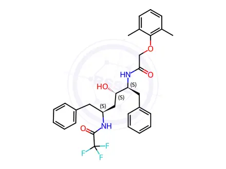 Chemical structure of Lopinavir Related Compound C