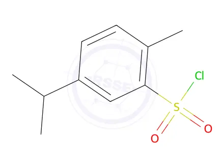 Chemical structure of 5-Isopropyl-2-methylbenzene-1-sulfonylchloride
