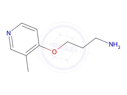 Chemical structure of 3-((3-Methylpyridin-4-yl)oxy)propan-1-amine