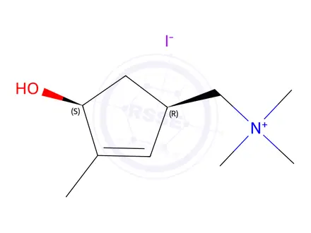 Chemical structure of Muscarine Impurity 3 (2,3-dehydro deoxa muscarine)